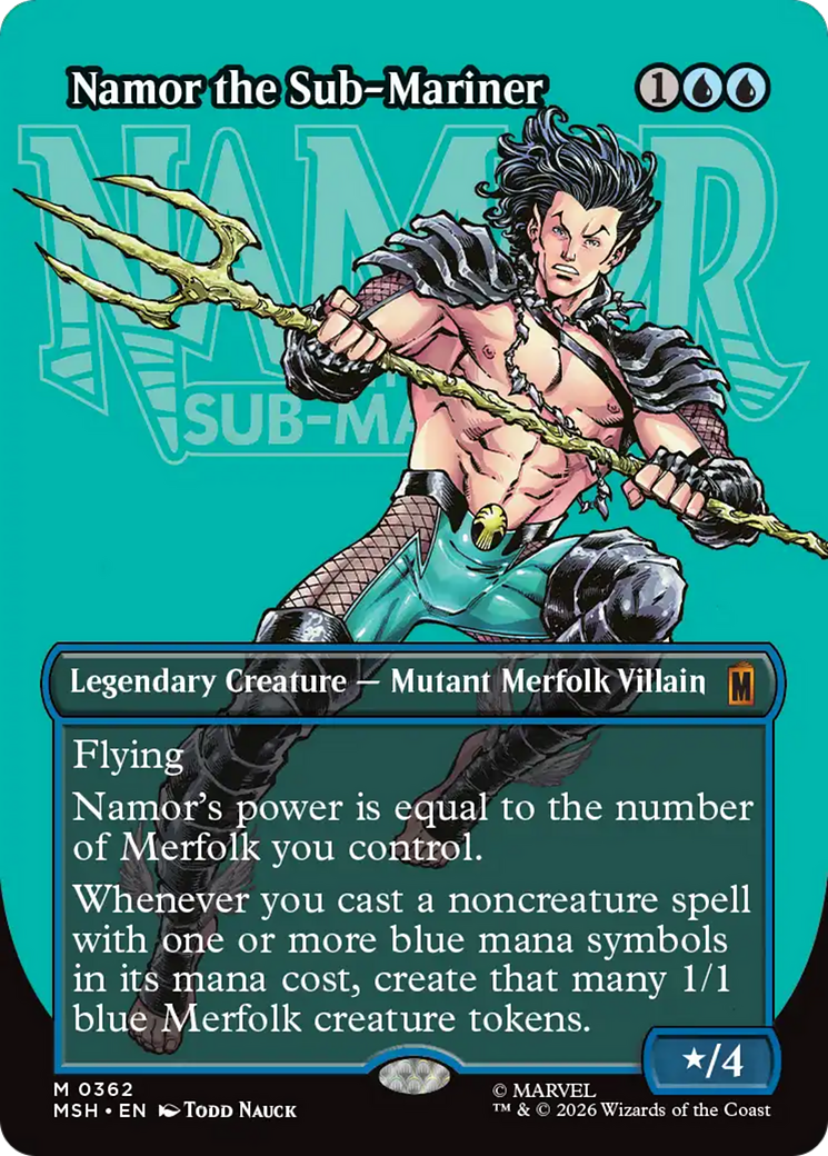 Namor the Sub-Mariner (Borderless) [Marvel Super Heroes] | Empire Gaming NC