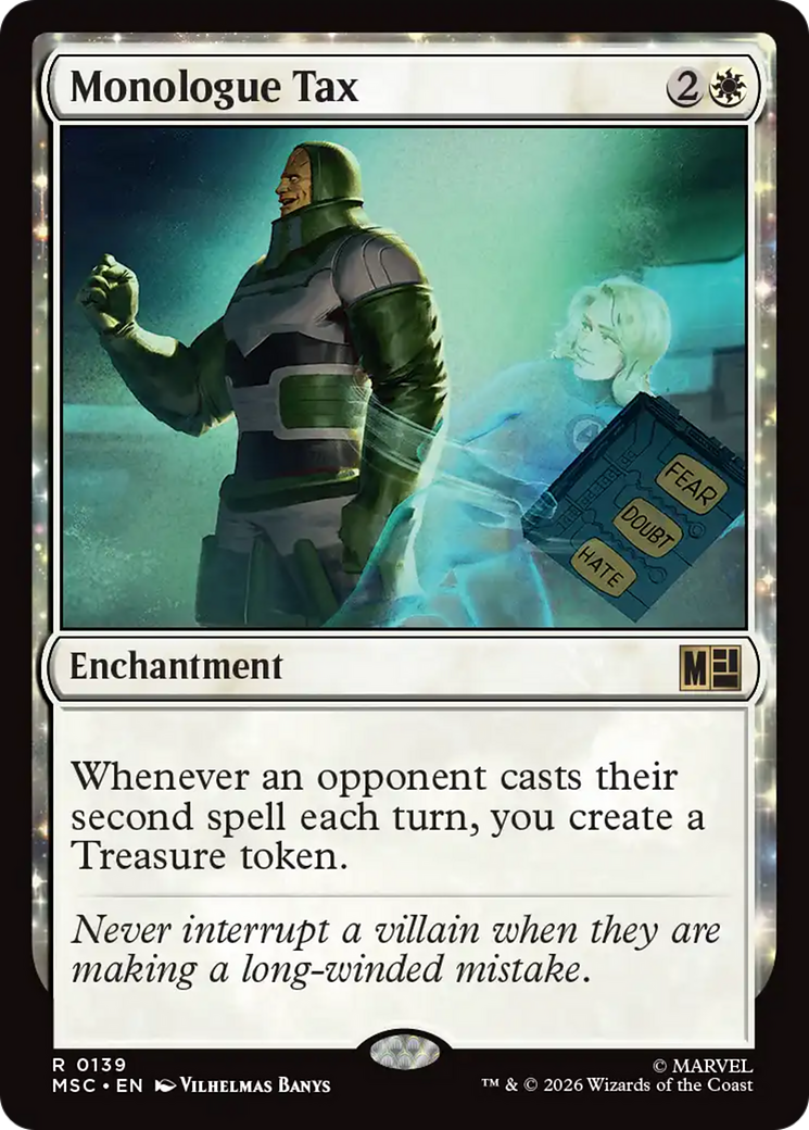 Monologue Tax (Surge Foil) [Marvel Super Heroes Commander] | Empire Gaming NC
