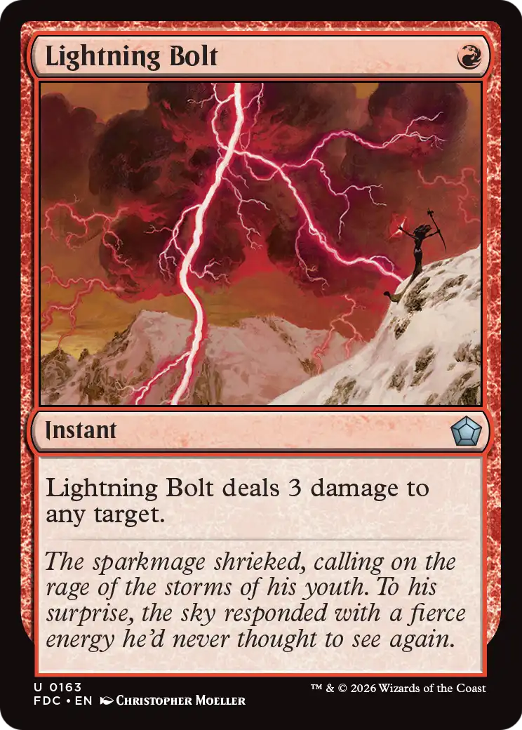 Lightning Bolt [Foundations Commander] | Empire Gaming NC