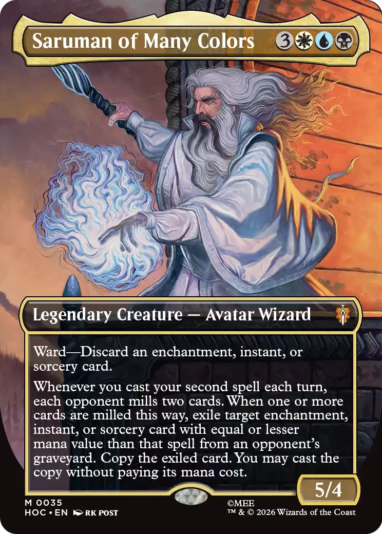 Saruman of Many Colors (Borderless) [The Hobbit: Eternal-Legal] | Empire Gaming NC