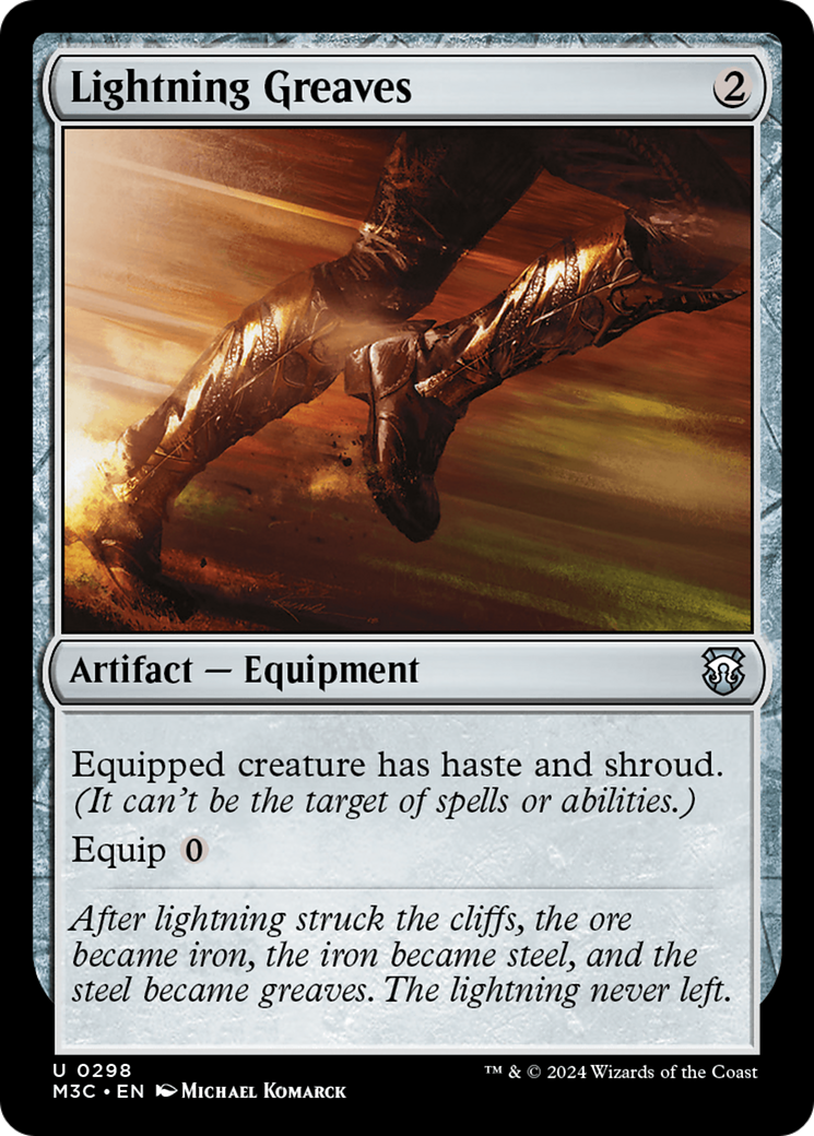 Lightning Greaves [Modern Horizons 3 Commander] | Empire Gaming NC