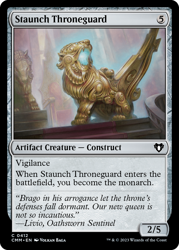 Staunch Throneguard [Commander Masters] | Empire Gaming NC