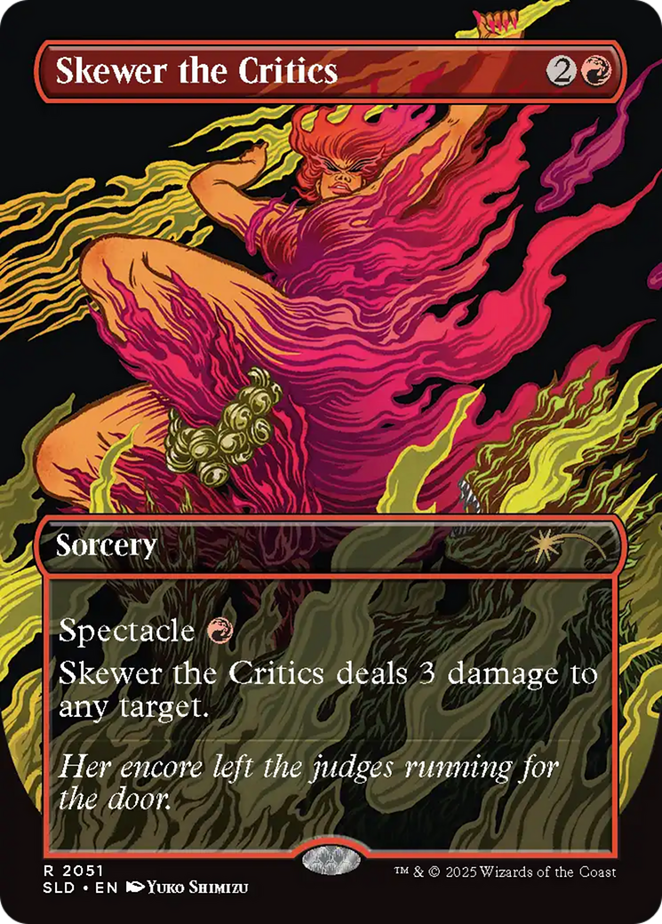Skewer the Critics (2051) (Rainbow Foil) [Secret Lair Drop Series] | Empire Gaming NC