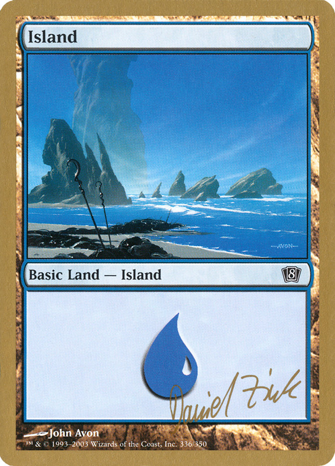 Island (dz336) (Daniel Zink) [World Championship Decks 2003] | Empire Gaming NC