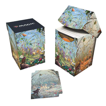 Bloomburrow - 100+ Deck Box - White - Plains | Empire Gaming NC