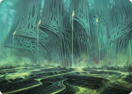 Swamp Art Card [Phyrexia: All Will Be One Art Series] | Empire Gaming NC