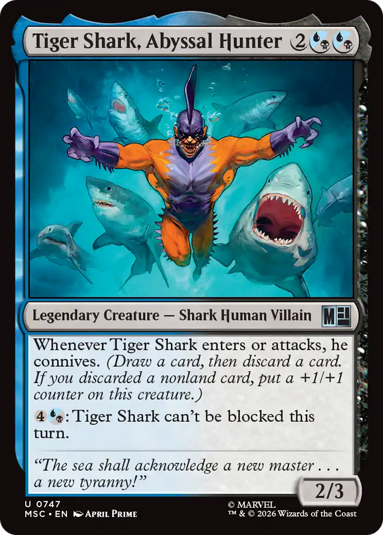 Tiger Shark, Abyssal Hunter [Marvel Super Heroes Commander] | Empire Gaming NC