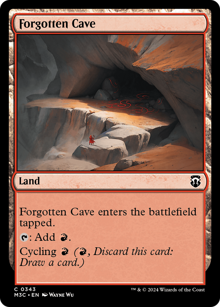 Forgotten Cave (Ripple Foil) [Modern Horizons 3 Commander] | Empire Gaming NC