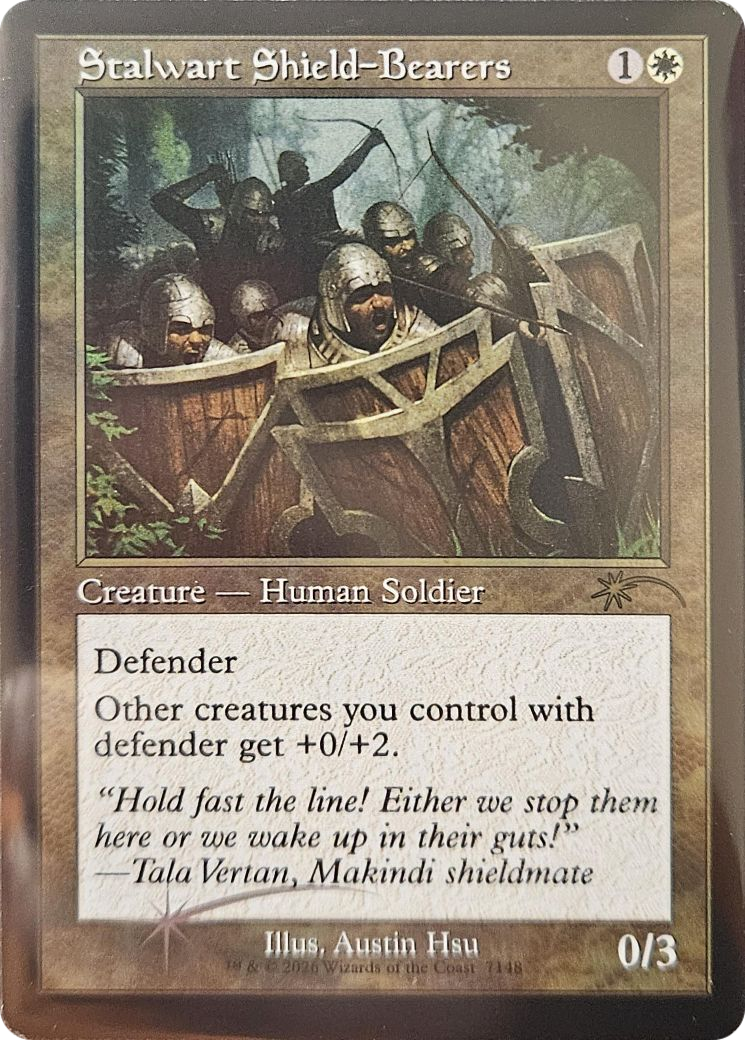 Stalwart Shield-Bearers (Retro Frame) [Secret Lair Drop Series] | Empire Gaming NC