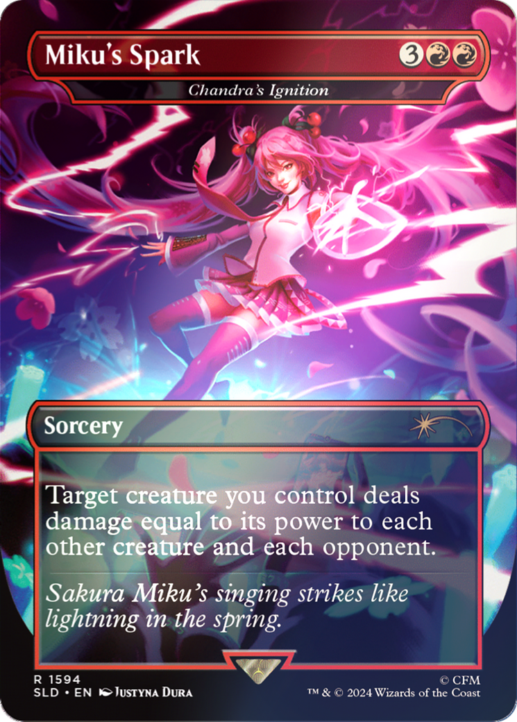 Miku's Spark - Chandra's Ignition (Rainbow Foil) [Secret Lair Drop Series] | Empire Gaming NC