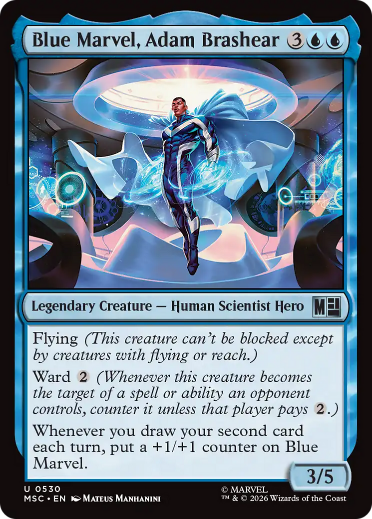 Blue Marvel, Adam Brashear [Marvel Super Heroes Commander] | Empire Gaming NC