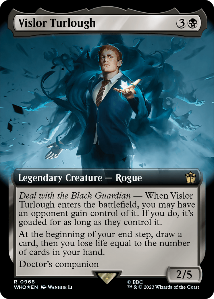 Vislor Turlough (Extended Art) (Surge Foil) [Doctor Who] | Empire Gaming NC