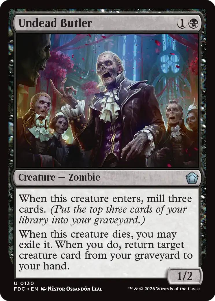 Undead Butler [Foundations Commander] | Empire Gaming NC