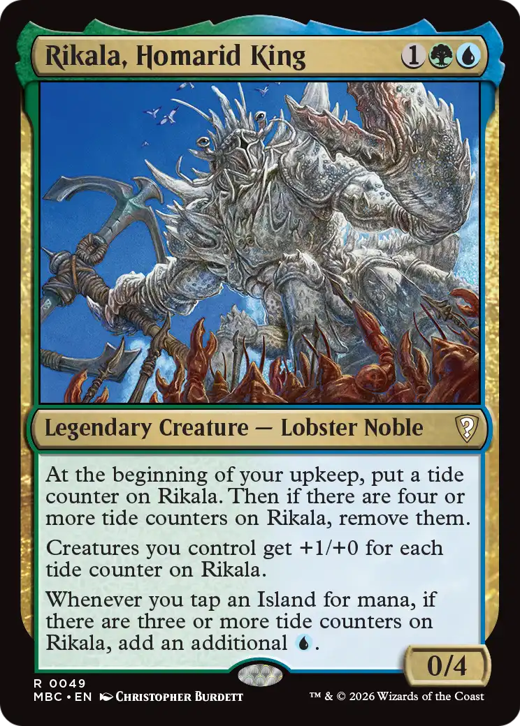 Rikala, Homarid King [Mystery Booster: Commander Edition] | Empire Gaming NC