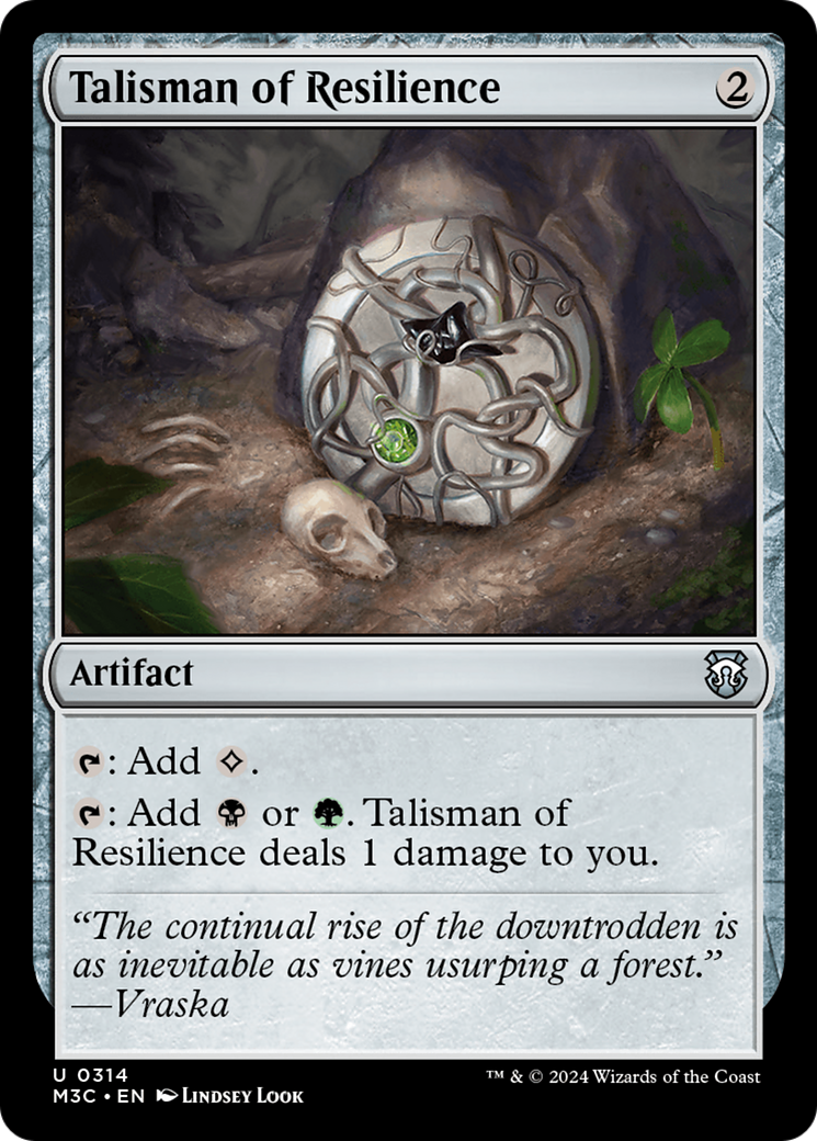 Talisman of Resilience (Ripple Foil) [Modern Horizons 3 Commander] | Empire Gaming NC