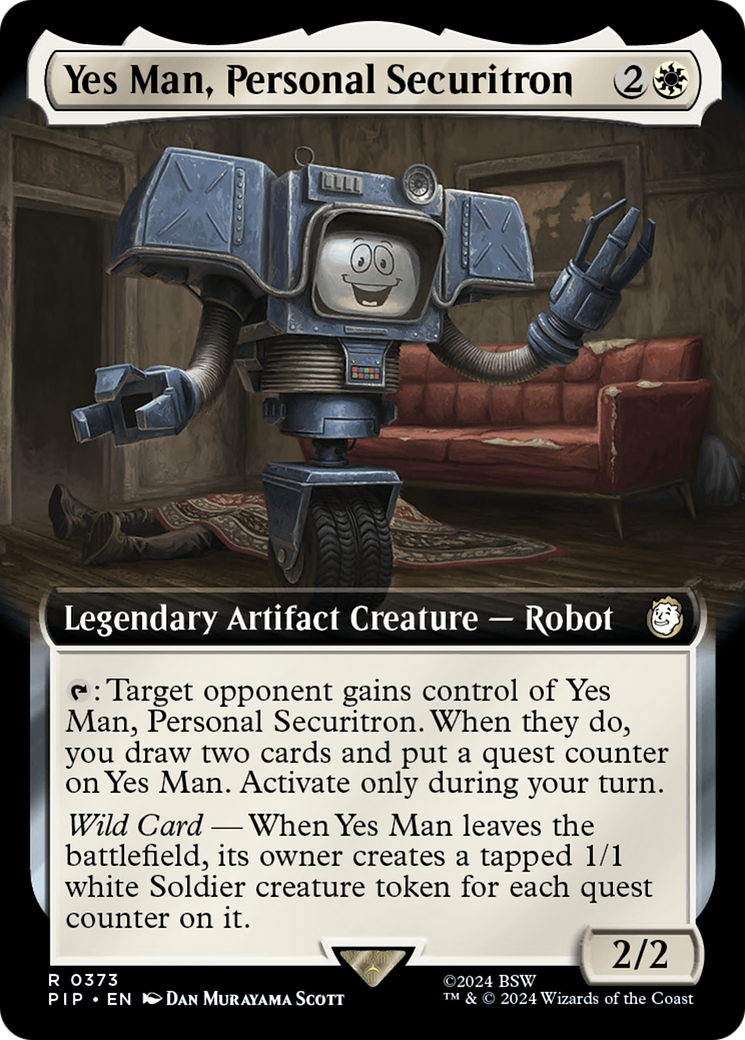 Yes Man, Personal Securitron (Extended Art) [Fallout] | Empire Gaming NC