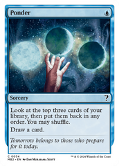 Ponder (White Border) [Mystery Booster 2] | Empire Gaming NC