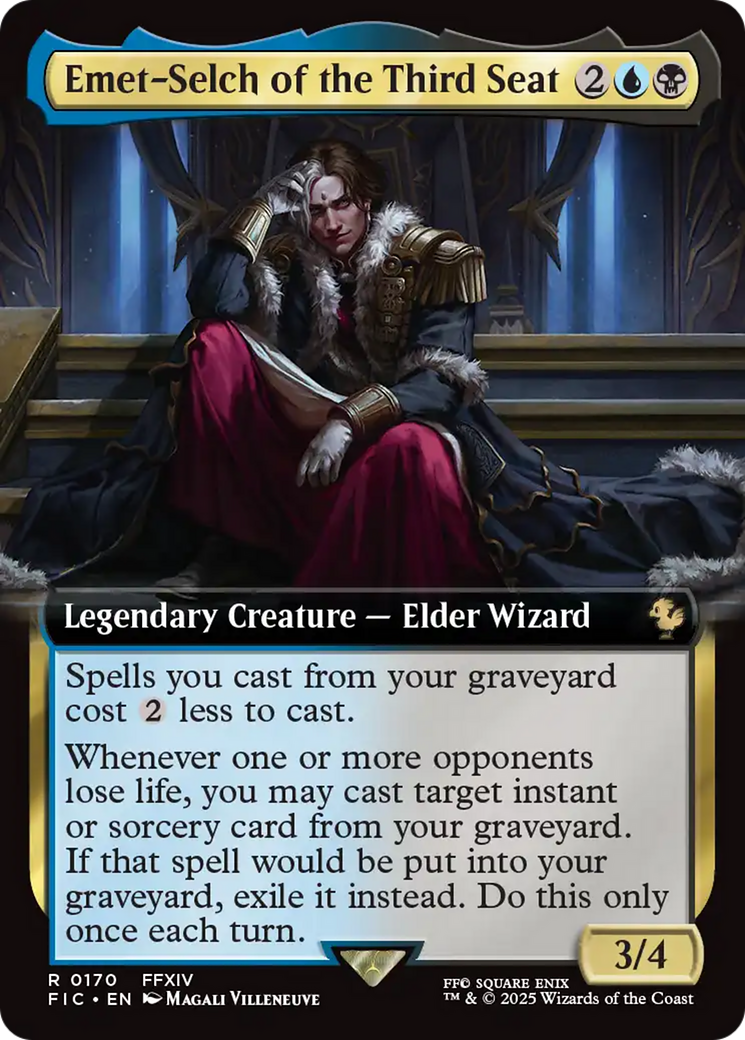 Emet-Selch of the Third Seat (Extended Art) [FINAL FANTASY Commander] | Empire Gaming NC