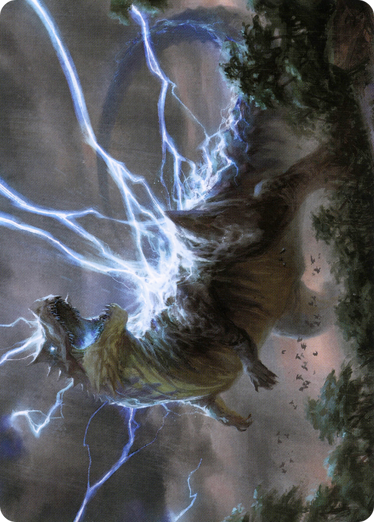 Thrasta, Tempest's Roar Art Card (41) [Modern Horizons 2 Art Series] | Empire Gaming NC