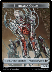 Phyrexian Golem // Ox Double-Sided Token [Commander Masters Tokens] | Empire Gaming NC