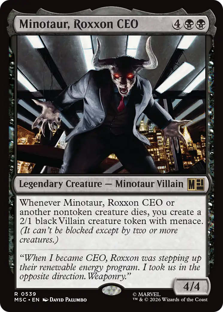 Minotaur, Roxxon CEO [Marvel Super Heroes Commander] | Empire Gaming NC