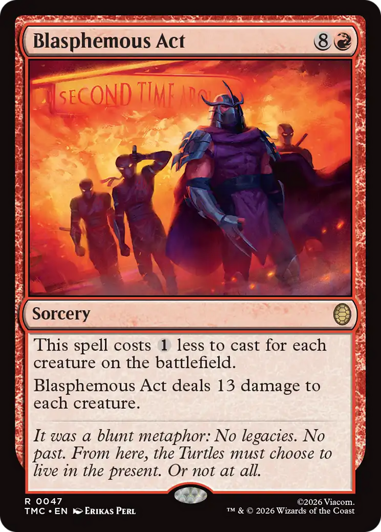 Blasphemous Act [Teenage Mutant Ninja Turtles Commander] | Empire Gaming NC