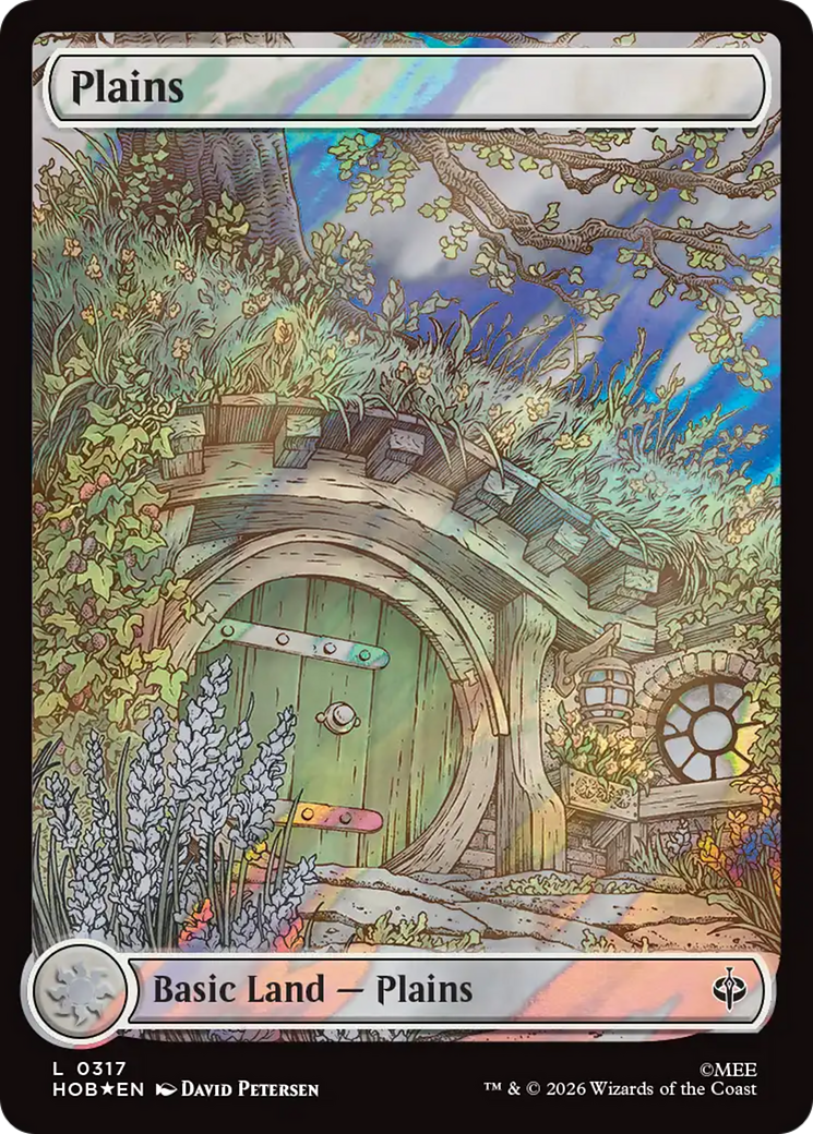 Plains (0317) (Surge Foil) [The Hobbit] | Empire Gaming NC