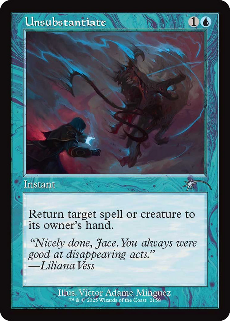 Unsubstantiate (Retro Frame) [Secret Lair Drop Series] | Empire Gaming NC