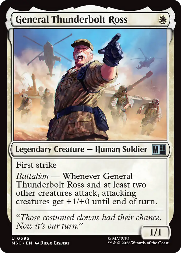 General Thunderbolt Ross [Marvel Super Heroes Commander] | Empire Gaming NC