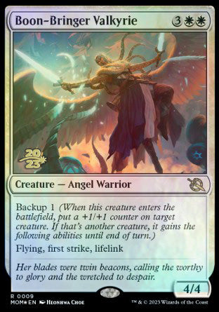 Boon-Bringer Valkyrie [March of the Machine Prerelease Promos] | Empire Gaming NC