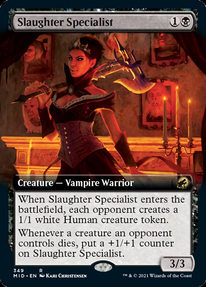 Slaughter Specialist (Extended Art) [Innistrad: Midnight Hunt] | Empire Gaming NC
