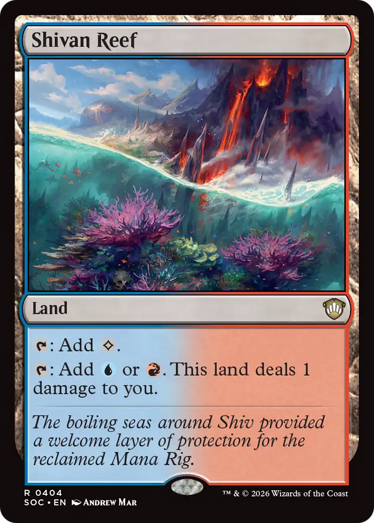 Shivan Reef [Secrets of Strixhaven Commander] | Empire Gaming NC