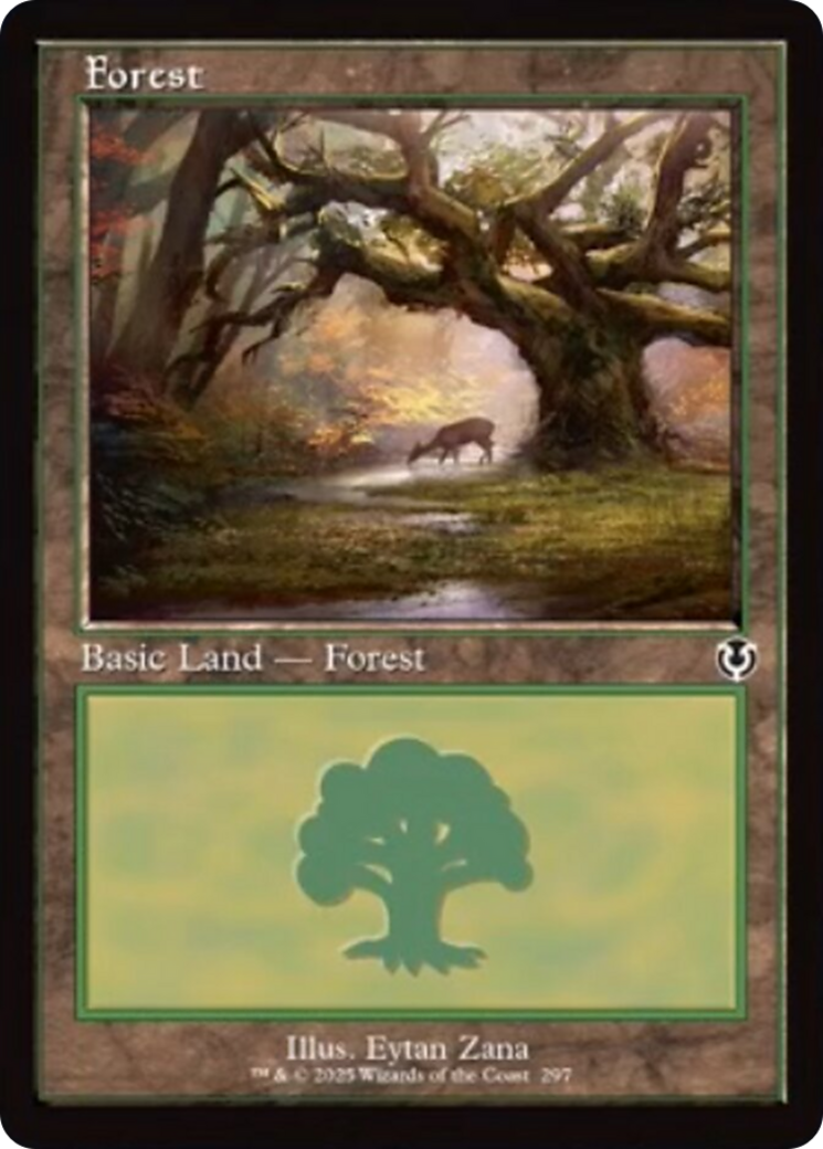 Forest (297) (Retro Frame) [Innistrad Remastered] | Empire Gaming NC