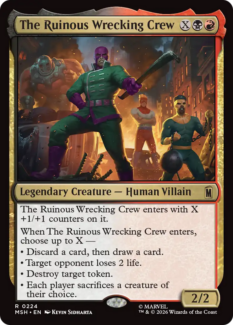 The Ruinous Wrecking Crew [Marvel Super Heroes] | Empire Gaming NC