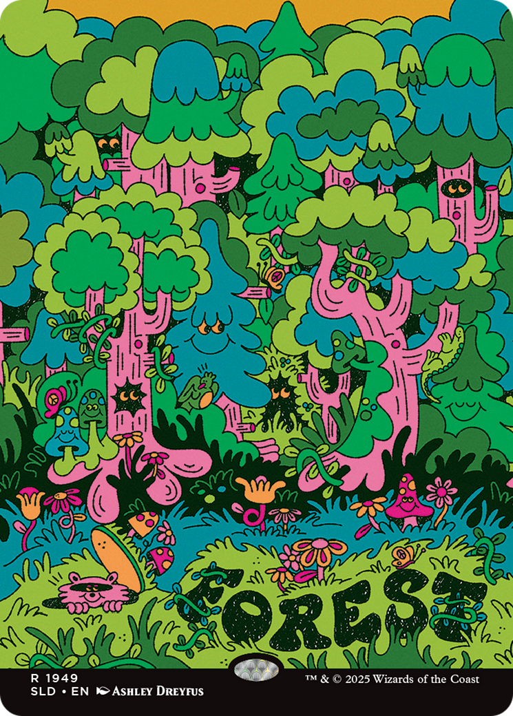 Forest (1949) (Rainbow Foil) [Secret Lair Drop Series] | Empire Gaming NC