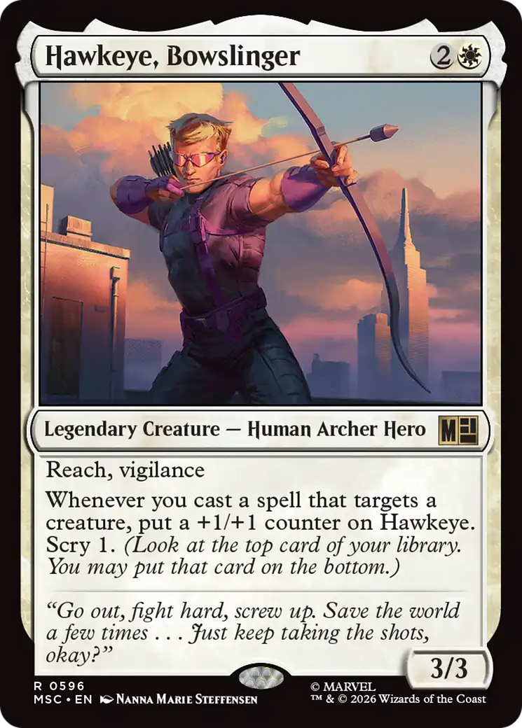 Hawkeye, Bowslinger [Marvel Super Heroes Commander] | Empire Gaming NC