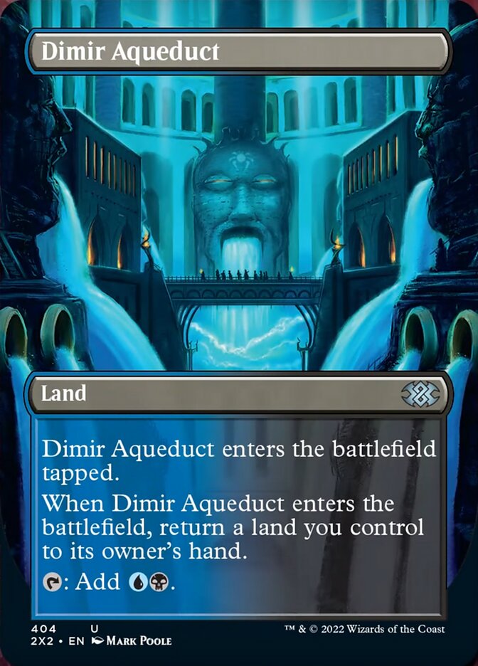 Dimir Aqueduct (Borderless Alternate Art) [Double Masters 2022] | Empire Gaming NC