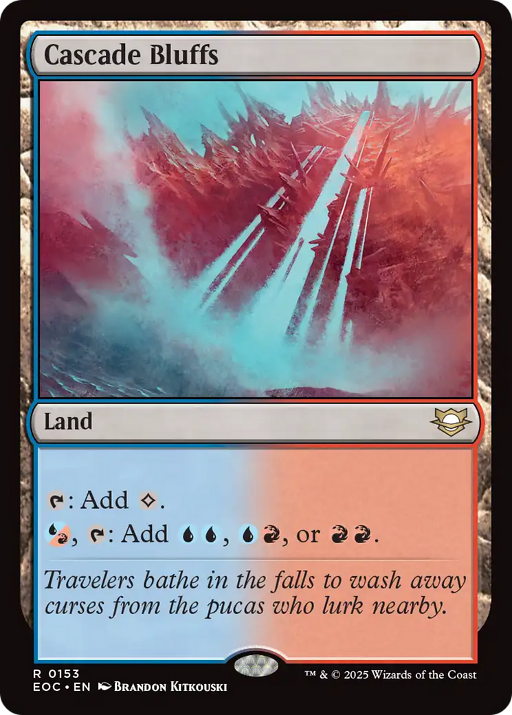Cascade Bluffs [Edge of Eternities Commander] | Empire Gaming NC