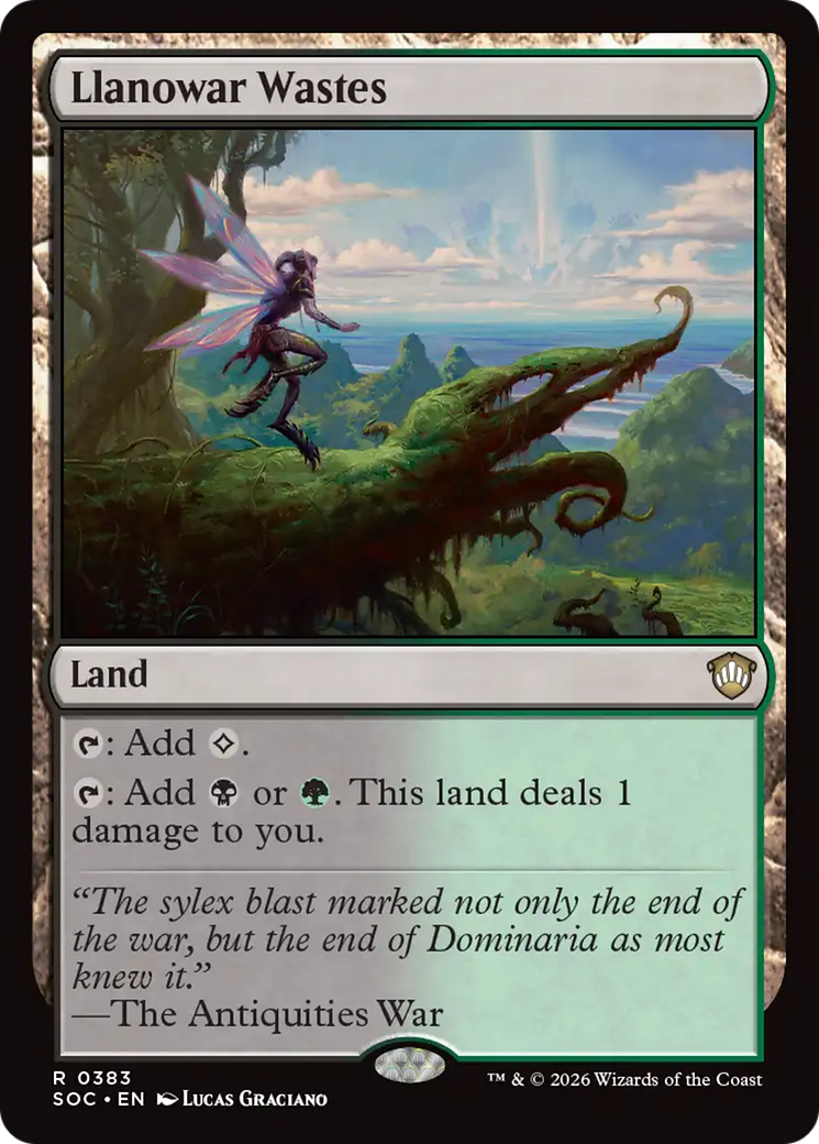 Llanowar Wastes [Secrets of Strixhaven Commander] | Empire Gaming NC