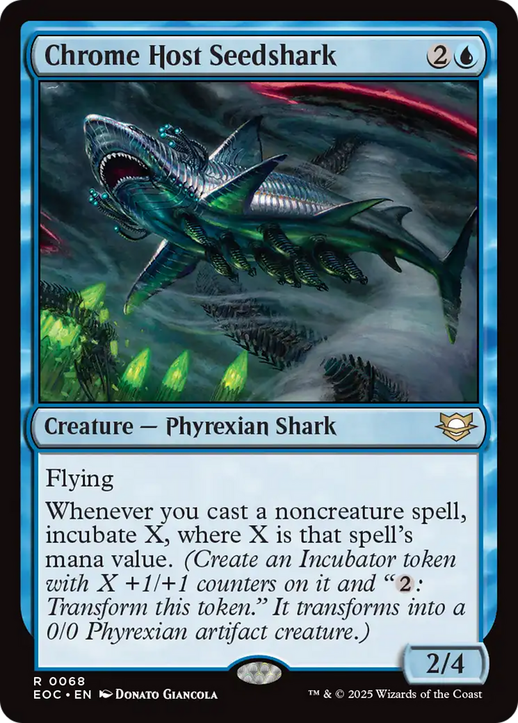Chrome Host Seedshark [Edge of Eternities Commander] | Empire Gaming NC