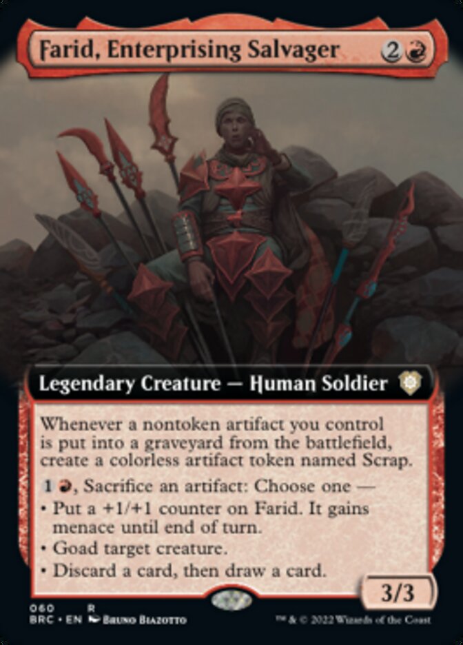 Farid, Enterprising Salvager (Extended Art) [The Brothers' War Commander] | Empire Gaming NC