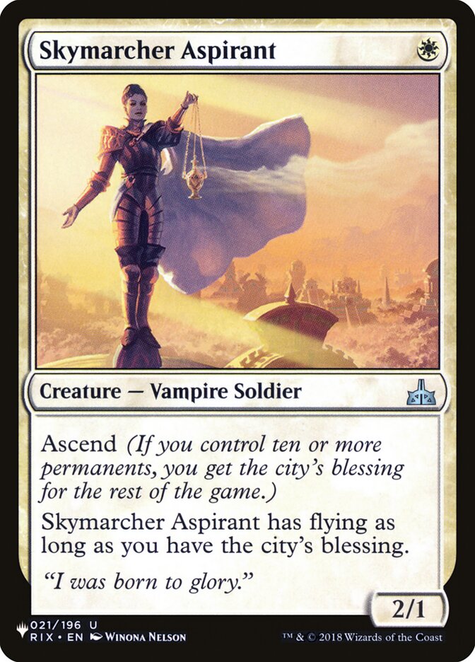 Skymarcher Aspirant [The List] | Empire Gaming NC