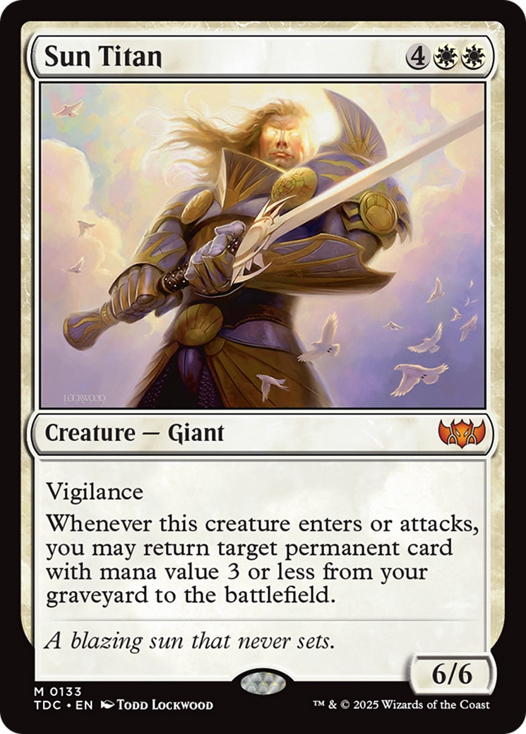 Sun Titan [Tarkir: Dragonstorm Commander] | Empire Gaming NC