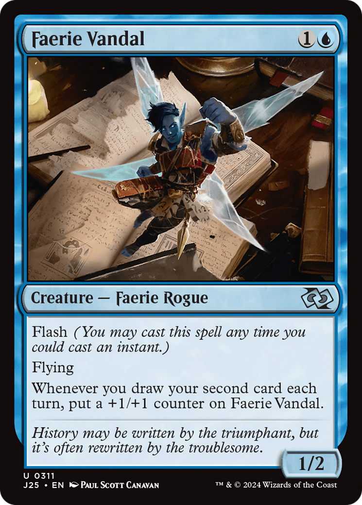 Faerie Vandal [Foundations Jumpstart] | Empire Gaming NC