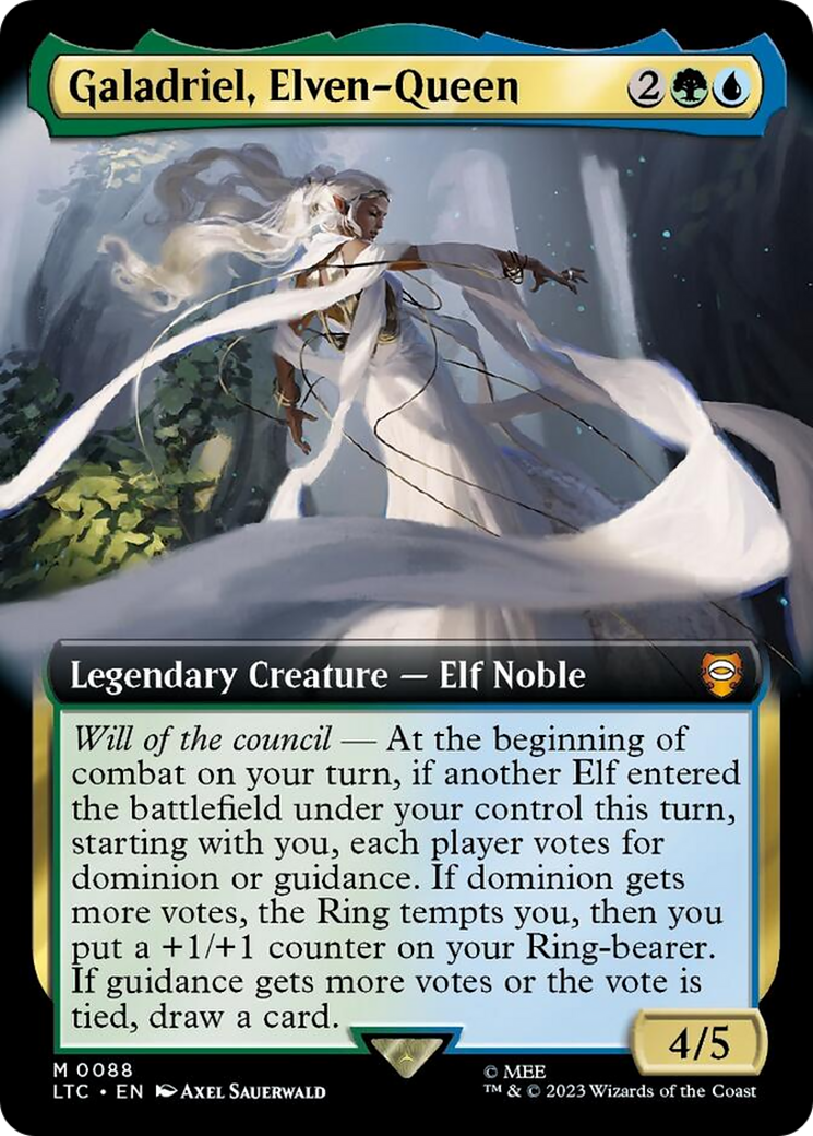 Galadriel, Elven-Queen (Extended Art) [The Lord of the Rings: Tales of Middle-Earth Commander] | Empire Gaming NC