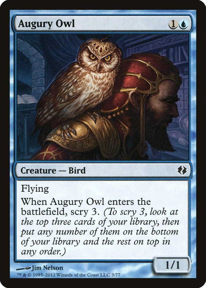 Augury Owl [Duel Decks: Venser vs. Koth] | Empire Gaming NC