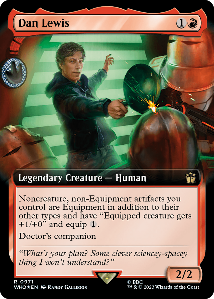 Dan Lewis (Extended Art) (Surge Foil) [Doctor Who] | Empire Gaming NC