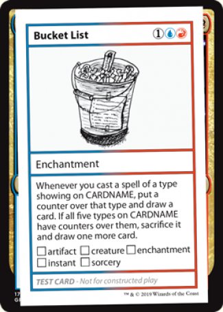 Bucket List (2021 Edition) [Mystery Booster Playtest Cards] | Empire Gaming NC