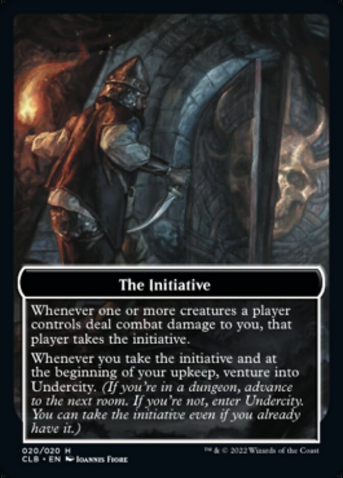 The Initiative // Undercity Double-Sided Token [Commander Legends: Battle for Baldur's Gate Tokens] | Empire Gaming NC