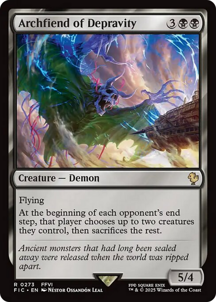 Archfiend of Depravity [FINAL FANTASY Commander] | Empire Gaming NC